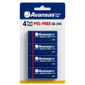 Avansas SG-24S Orta Boy 4'lü Paket Sınav Silgisi