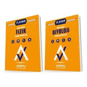 Avantaj 11. Sınıf Fizik + Biyoloji Soru Bankası Seti 2 Kitap 2023