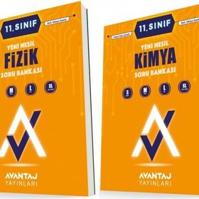 Avantaj 11. Sınıf Fizik + Kimya Soru Bankası Seti 2 Kitap 2023