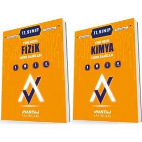 Avantaj 11. Sınıf Fizik + Kimya Soru Bankası Seti 2 Kitap 2023