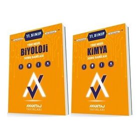 Avantaj 11. Sınıf Kimya + Biyoloji Soru Bankası Seti 2 Kitap 2023