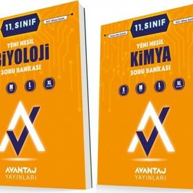 Avantaj 11. Sınıf Kimya + Biyoloji Soru Bankası Seti 2 Kitap 2023
