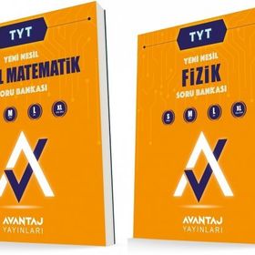 Avantaj 2 Kitap 2023 Tyt Matematik + Fizik Soru Bankası Seti