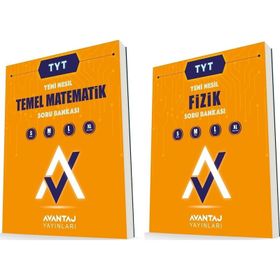 Avantaj 2 Kitap 2023 Tyt Matematik + Fizik Soru Bankası Seti