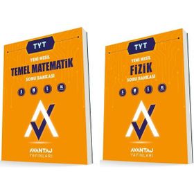 Avantaj 2 Kitap 2023 Tyt Matematik + Fizik Soru Bankası Seti