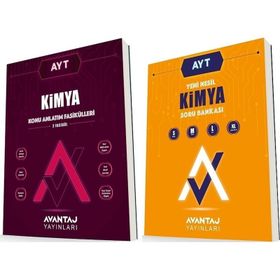 Avantaj 2023 Ayt Kimya Konu + Soru Bankası Seti 2 Kitap