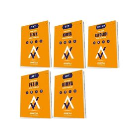 Avantaj 5 Kitap 2023 Tyt Ayt Fizik + Kimya + Biyoloji Soru Bankası Seti