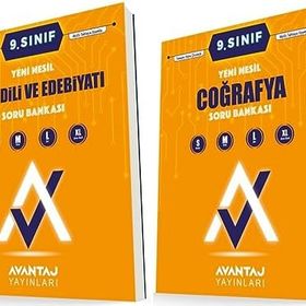 Avantaj 9. Sınıf Edebiyat + Coğrafya Soru Bankası Seti 2 Kitap 2023