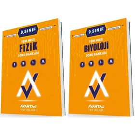 Avantaj 9. Sınıf Fizik + Biyoloji Soru Bankası Seti 2 Kitap 2023