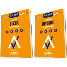 Avantaj 9. Sınıf Fizik + Biyoloji Soru Bankası Seti 2 Kitap 2023