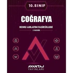 Avantaj Yayınları 10. Sınıf Coğrafya Konu Anlatım Fasikülleri
