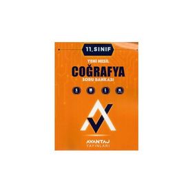 Avantaj Yayınları 11. Sınıf Coğrafya Soru Bankası