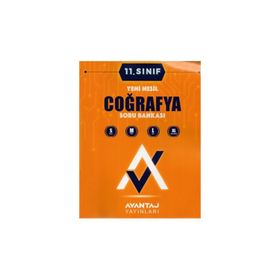 Avantaj Yayınları 11. Sınıf Coğrafya Soru Bankası