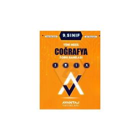 Avantaj Yayınları 9. Sınıf Coğrafya Soru Bankası