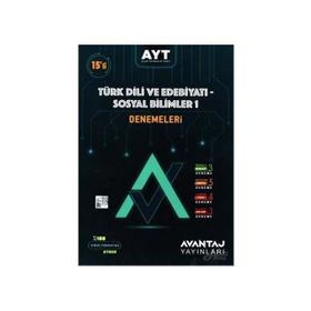 Avantaj Yayınları AYT Türk Dili ve Sosyal Bilimler 1 - 15 Deneme