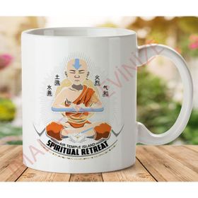 Avatar Son Hava Bükücü Ruhsal Geri Çekilme Baskılı Kupa