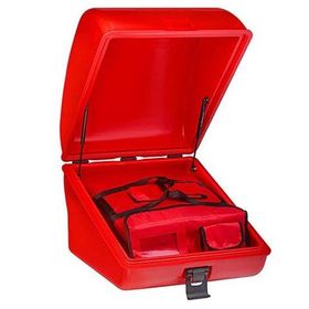 Avatherm Ergoline Motor Arkası Pizza Fastfood Kutusu Kırmızı Thermobox