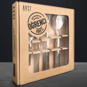 Avcı 18 Parça Çatal Kaşık Öğrenci Paketi