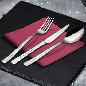 Avcı Ay Işığı Gümüş 18 Parça Çatal Kaşık Bıçak Takımı