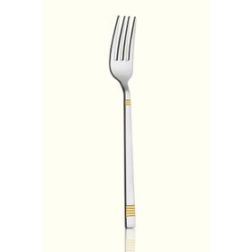 Avcı Duru 18/10 Paslanmaz Çelik 2.5 mm Gold 6 Adet Tatlı Çatalı