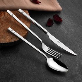 Avcı Duru 84 Parça 18/10 Paslanmaz Çelik Çatal Kaşık Bıçak Takımı