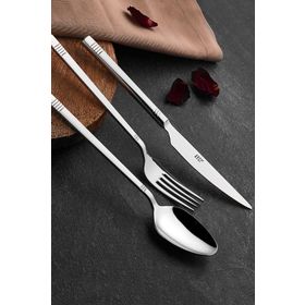Avcı Duru Gümüş 60 Parça Çatal Kaşık Takımı