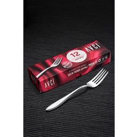 Avcı Elit 12 Adet 18/10 Paslanmaz Çelik 2.5 mm Yemek Çatalı
