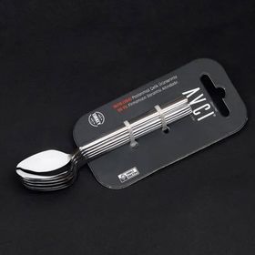 Avcı Klas 6 Adet 18/10 2 mm Paslanmaz Çelik Çay Kaşığı