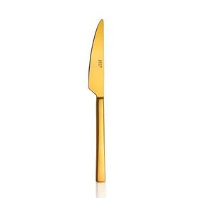 Avcı Klas Titanyum Mat Gold 12 Adet 18/10 Paslanmaz Çelik Tatlı Bıçak Takımı