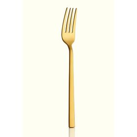 Avcı Klas Titanyum Mat Gold 12 Adet 3 mm Yemek Çatalı
