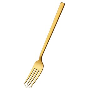 Avcı Klas Titanyum Mat Gold 6 Adet 18/10 2,5 mm Paslanmaz Çelik Tatlı Çatalı