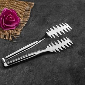 Avcı Lüks 18/10 Paslanmaz Çelik Makarna Maşası