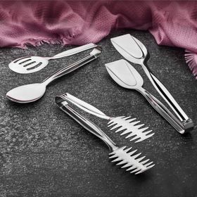 Avcı Lüks 3'lü 18/10 Paslanmaz Çelik Maşa Servis Seti
