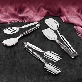 Avcı Lüks 3'lü 18/10 Paslanmaz Çelik Maşa Servis Seti