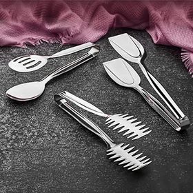 Avcı Lüks 3'lü 18/10 Paslanmaz Çelik Maşa Servis Seti