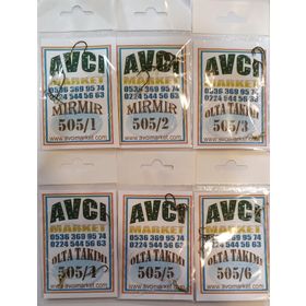 Avcı Market 3 505 NO-4 İğneli Hazır Takım