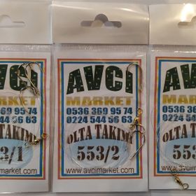 Avcı Market 3 İğneli Hazır Takım (553 MODEL İĞNE) - NO-2