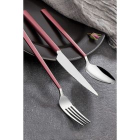 Avcı Pink Touch Mat 24 Parça Çatal Kaşık Bıçak Takımı