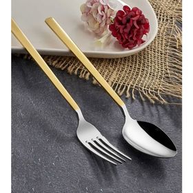 Avcı Soft Touch Mat 6 Adet 18/10 3 mm Paslanmaz Çelik Yemek Kaşığı