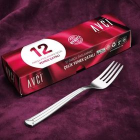Avcı Yakamoz 12 Adet Yemek Çatalı