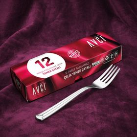 Avcı Yakamoz 12 Parça Yemek Çatalı