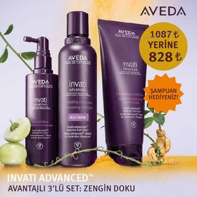 Aveda Zengin Doku Invati Advanced Avantajlı 3'lü Set