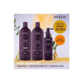 Aveda Zengin Doku Invati Advanced Avantajlı 3'lü Set