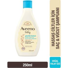Aveeno 250 ml Bebek Günlük Bakım Saç ve Vücut Şampuanı
