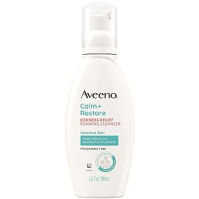Aveeno Calm+ Restore 180 ml Kızarıklık Karşıtı Yüz Yıkama Köpüğü