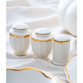 Aveline Gold 12 Kişilik 60 Parça Porselen Yemek Takımı