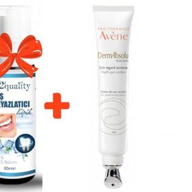 Avene 15 ml Dermabsolu Canlandırıcı Ve Sıkılaştırıcı Göz Bakım Kremi+E2'quality Diş Beyazlatıcı Köpük