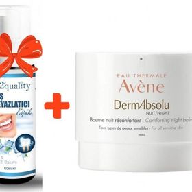 Avene 40 ml Dermabsolu Canlandırıcı Ve Sıkılaştırıcı Balsam Gece Kremi+E2'quality Diş Beyazlatıcı Köpük