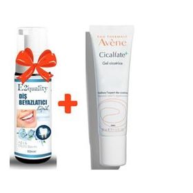 Avene Cicalfate 30 ml Massage Gel+E2'quality Diş Beyazlatıcı Köpük