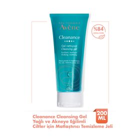 Avene Cleanance 200 ml Yağlı ve Akneye Eğilimli Ciltler İçin Matlaştırıcı Etkili Temizleme Jeli